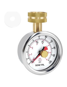 Manómetro de presión de agua SENCTRL 0-7 bar, 6.35 cm, IP67