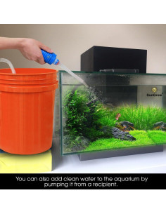 Bomba de Sifón de Agua SunGrow para Acuario 8.89 cm 2