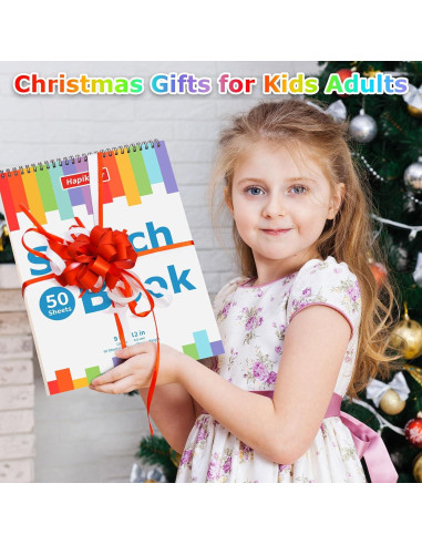 Bloc de Dibujo para Niños Hapikalor 15x23 cm Paquete de 3