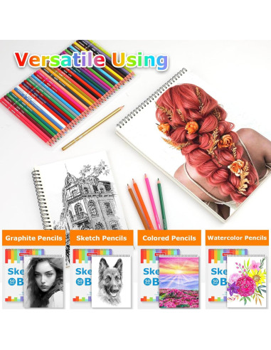 Bloc de Dibujo para Niños Hapikalor 15x23 cm Paquete de 3