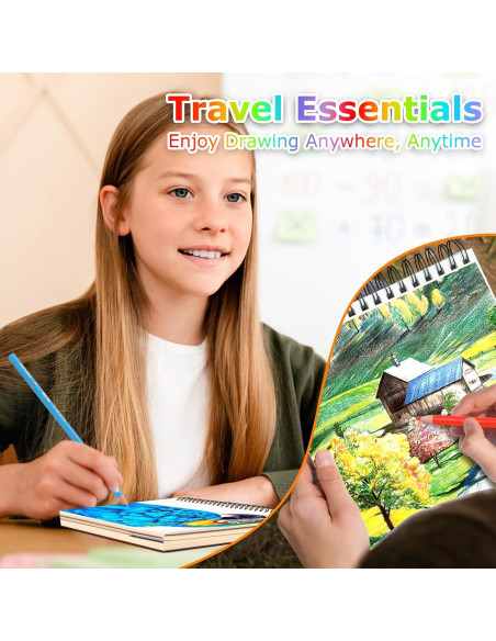 Bloc de Dibujo para Niños Hapikalor 15x23 cm Paquete de 3