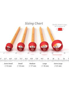 Puntas de Dedo de Goma Griply XS - 10 Almohadillas Reutilizables 2