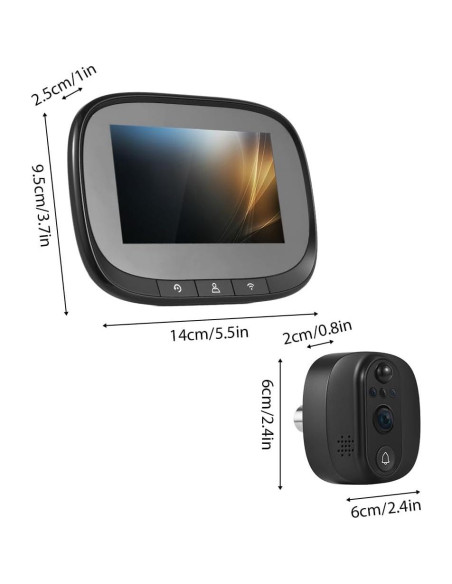 Cámara de Timbre Video Inteligente Swokely 4.3" WiFi
