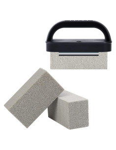 Bloque de Limpieza de Plancha MOWOT - 3 Piezas con Mango