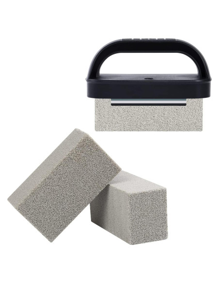 Bloque de Limpieza de Plancha MOWOT - 3 Piezas con Mango