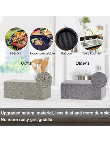 Bloque de Limpieza de Plancha MOWOT - 3 Piezas con Mango