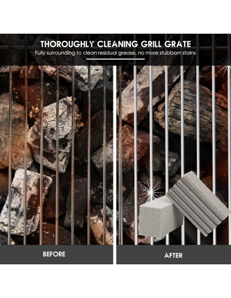 Bloque de Limpieza de Plancha MOWOT - 3 Piezas con Mango