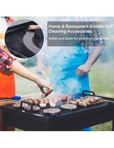 Bloque de Limpieza de Plancha MOWOT - 3 Piezas con Mango