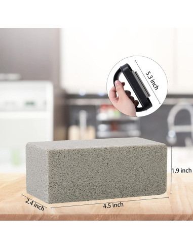 Bloque de Limpieza de Plancha MOWOT - 3 Piezas con Mango