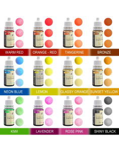 Juego de Moldes para Bombas de Baño DecorRom - 8 Moldes + 12 Colorantes 2