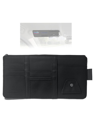 Organizador de Visera de Coche MOODKEY Negro 29.2x14.7cm