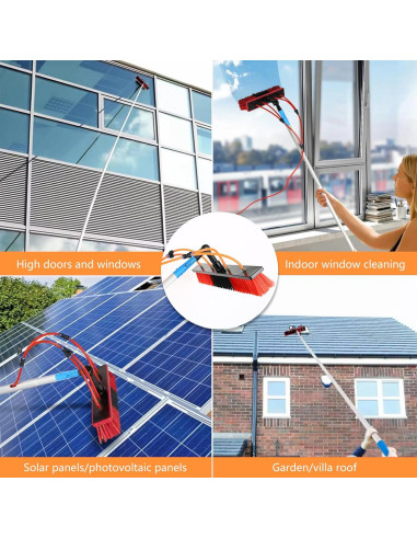 Cepillo Limpiador Telescópico 10m Copgge con Manguera 35cm