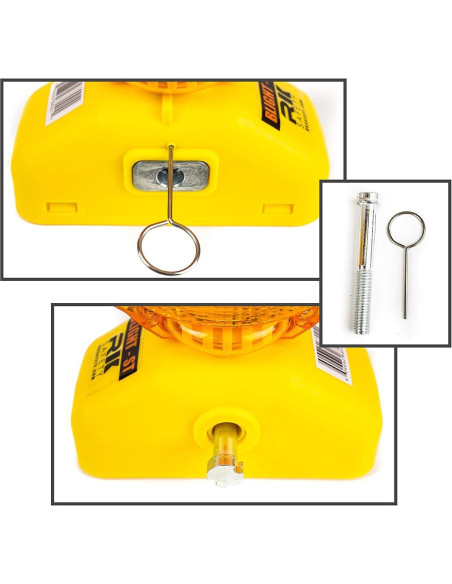 Conjunto de 4 Luces de Advertencia LED Ámbar RK Safety BLIGHT-ST