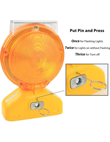 Conjunto de 4 Luces de Advertencia LED Ámbar RK Safety BLIGHT-ST