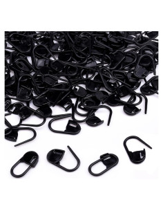 150 Marcadores de Puntos de Plástico CooBigo para Tejer Negro