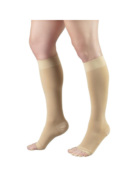 Medias de Compresión Truform 0845 30-40 mmHg Unisex Beige Pequeño