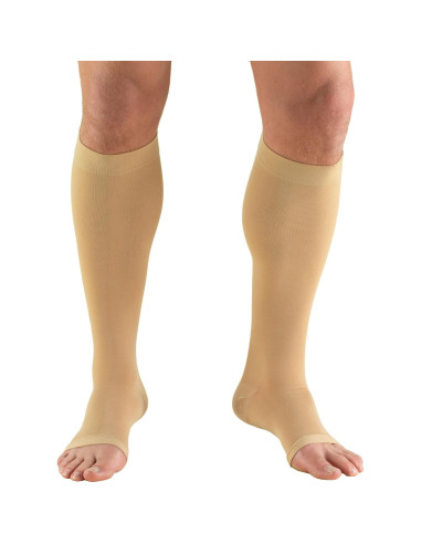 Medias de Compresión Truform 0845 30-40 mmHg Unisex Beige Pequeño