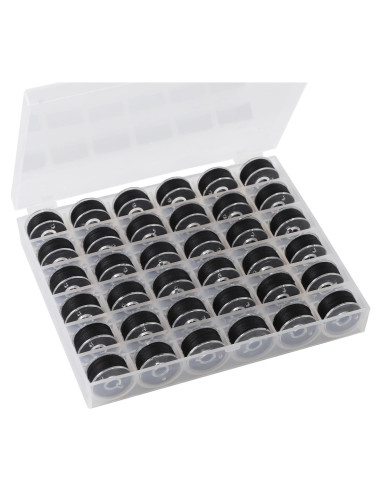 36 Bobinas y Hilos de Coser DGTANGYIN con Caja - Negro