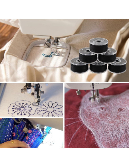 36 Bobinas y Hilos de Coser DGTANGYIN con Caja - Negro