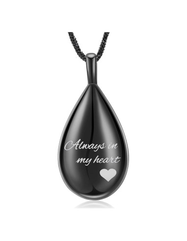Collar de Urna en Forma de Gota Yinplsmemory para Cenizas