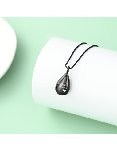 Collar de Urna en Forma de Gota Yinplsmemory para Cenizas