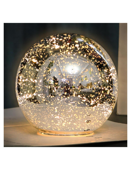 Lámpara de Mesa LED Kaowod Esfera de Cristal 10.16 cm