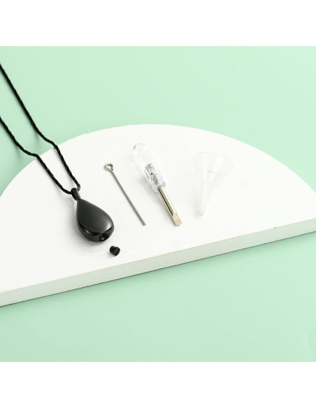 Collar de Urna en Forma de Gota Yinplsmemory para Cenizas