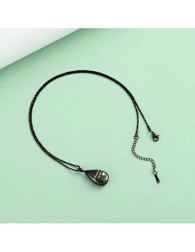 Collar de Urna en Forma de Gota Yinplsmemory para Cenizas