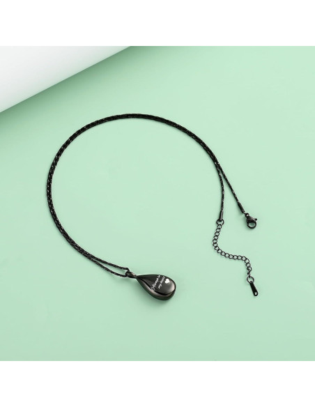 Collar de Urna en Forma de Gota Yinplsmemory para Cenizas