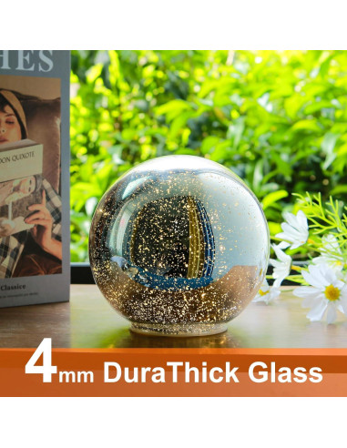 Lámpara de Mesa LED Kaowod Esfera de Cristal 10.16 cm