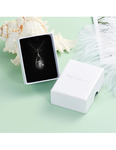 Collar de Urna en Forma de Gota Yinplsmemory para Cenizas