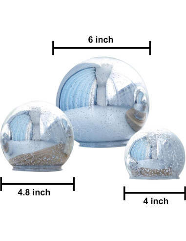 Lámpara de Mesa LED Kaowod Esfera de Cristal 10.16 cm