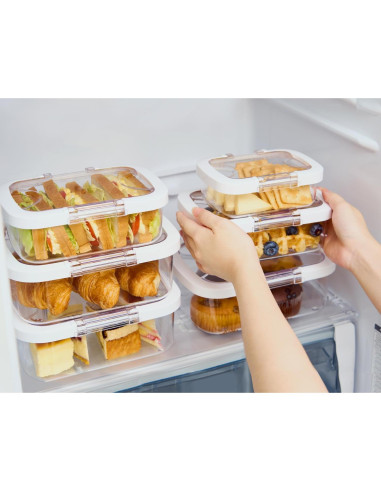 Contenedores Felli Duo Loc 3pk Tritan A Prueba de Fugas 8.5 Tazas