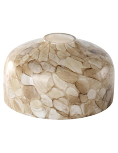 Pantalla de Luz Colgante Vidrio Art Deco COMPIXIU 17.8 cm