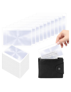 100 Piezas Lentes de Aumento Liobelon Tamaño Tarjeta de Crédito