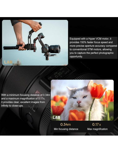 Lente Viltrox 35mm F1.2 FE para Sony E - Enfoque Automático