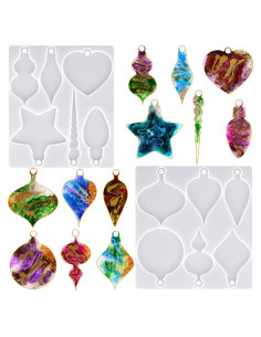 Moldes de Silicona Actvty para Adornos de Navidad - 2 Piezas