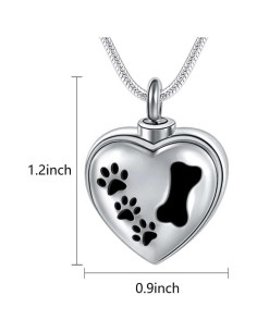 Collar Urna Personalizado Farfume para Cenizas de Mascotas 2