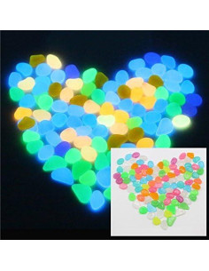 Piedras Brillantes en la Oscuridad 200pcs Creación Núcleo Azul 2