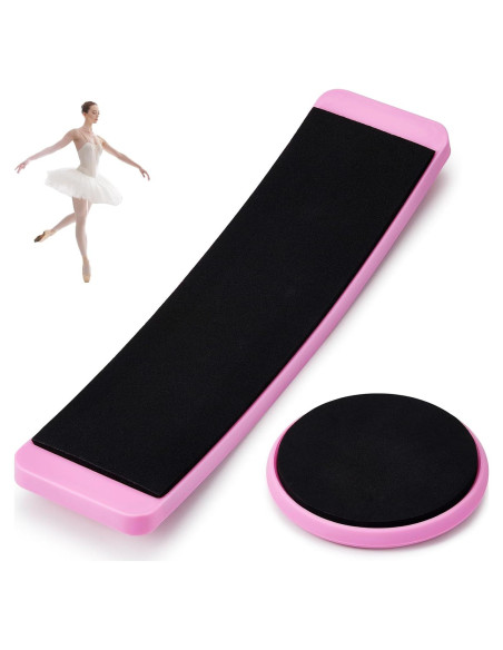 2 Tablas Giratorias Portátiles Motionchic para Patinaje y Baile