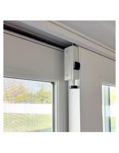 Cerrojo de puerta corrediza N8LokNLok blanco 7.14 cm