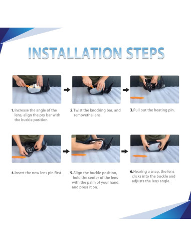 Cristal Espejo Lateral Izquierdo Toyota RAV4 2013-2018 MENGYUCAR