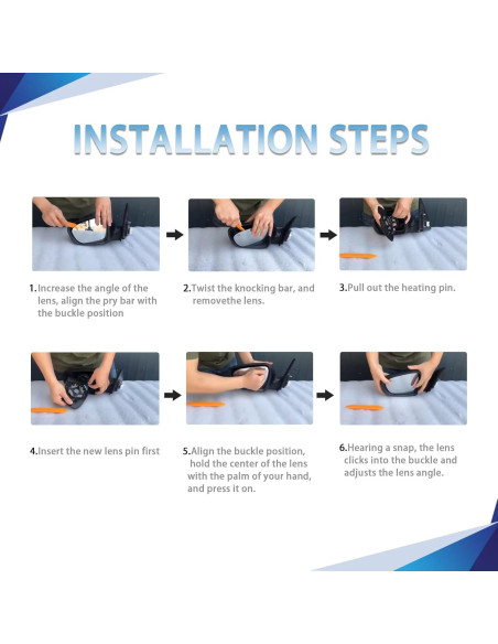 Cristal Espejo Lateral Izquierdo Toyota RAV4 2013-2018 MENGYUCAR