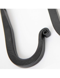 Ganchos de Pared de Hierro Forjado Stur-De - 3 Unidades Negros 2