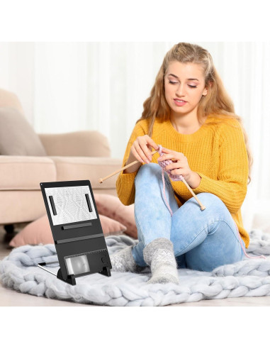 Juego de Herramientas de Tejido Flutesan 8 Pcs Tablero Magnético