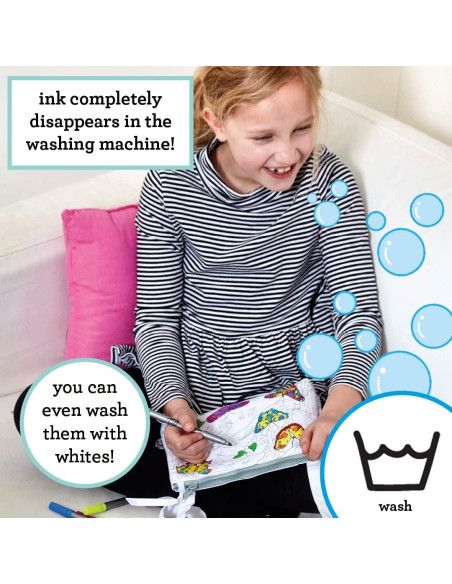 Bolsa Cruzada para Colorear DIY eatsleepdoodle Mariposa con Marcadores