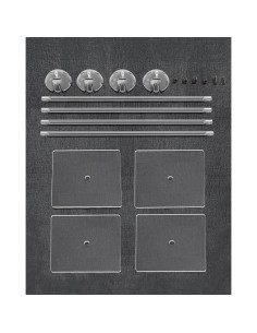 Soporte de Globo Acrílico Transparente TEKXYZ 40cm - Juego de 4 2