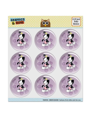 Stickers 3D Animaniacs Dot Corazones - Graphics & More