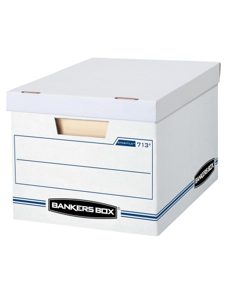 Cajas de Almacenamiento Bankers Box 12 Unidades 38.1x30.5x25.4 cm