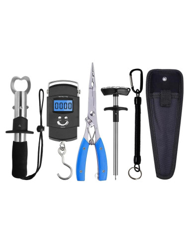 Alicates de Pesca Multifuncionales Pezlun con Báscula y Agarrador